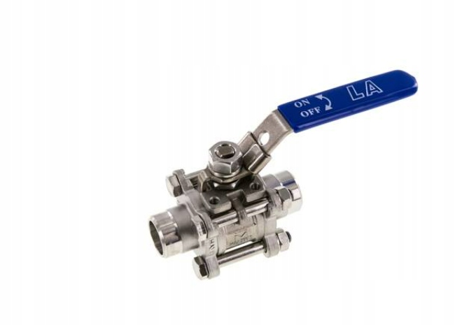 Kulový kohout 3-dílný pro svařování 60,3 mm PN63