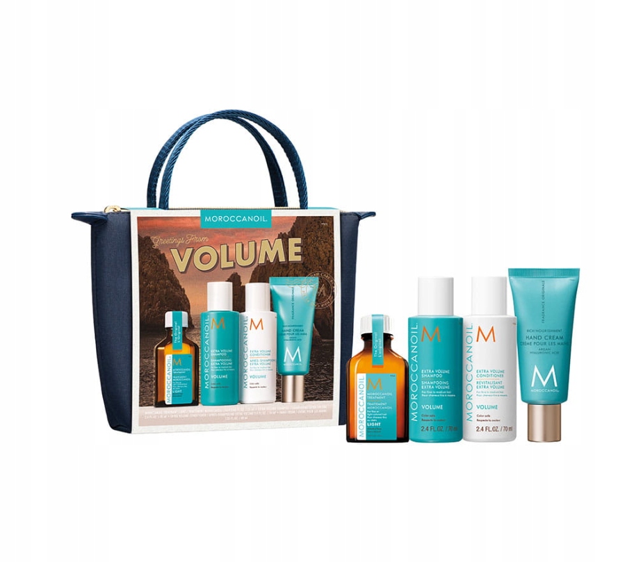 Moroccanoil Volume zestaw podróżny zwiększający objętość włosów cienkich