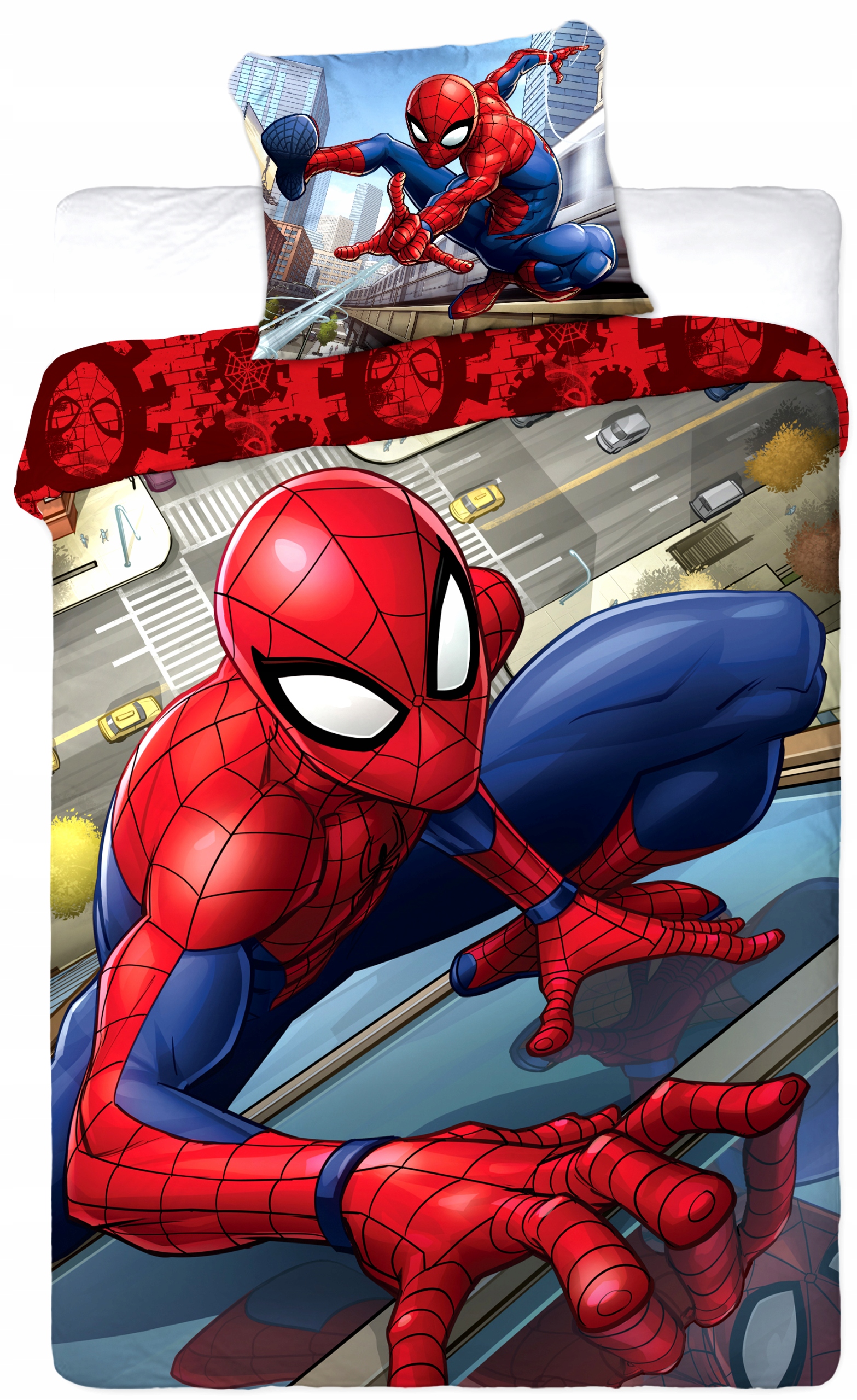 

Pościel Dziecięca 140x200 Spiderman Pająk Bawełna