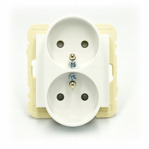 

Efapel LOGUS90 Gniazdo Podwójne Biały 90470 Kwbr