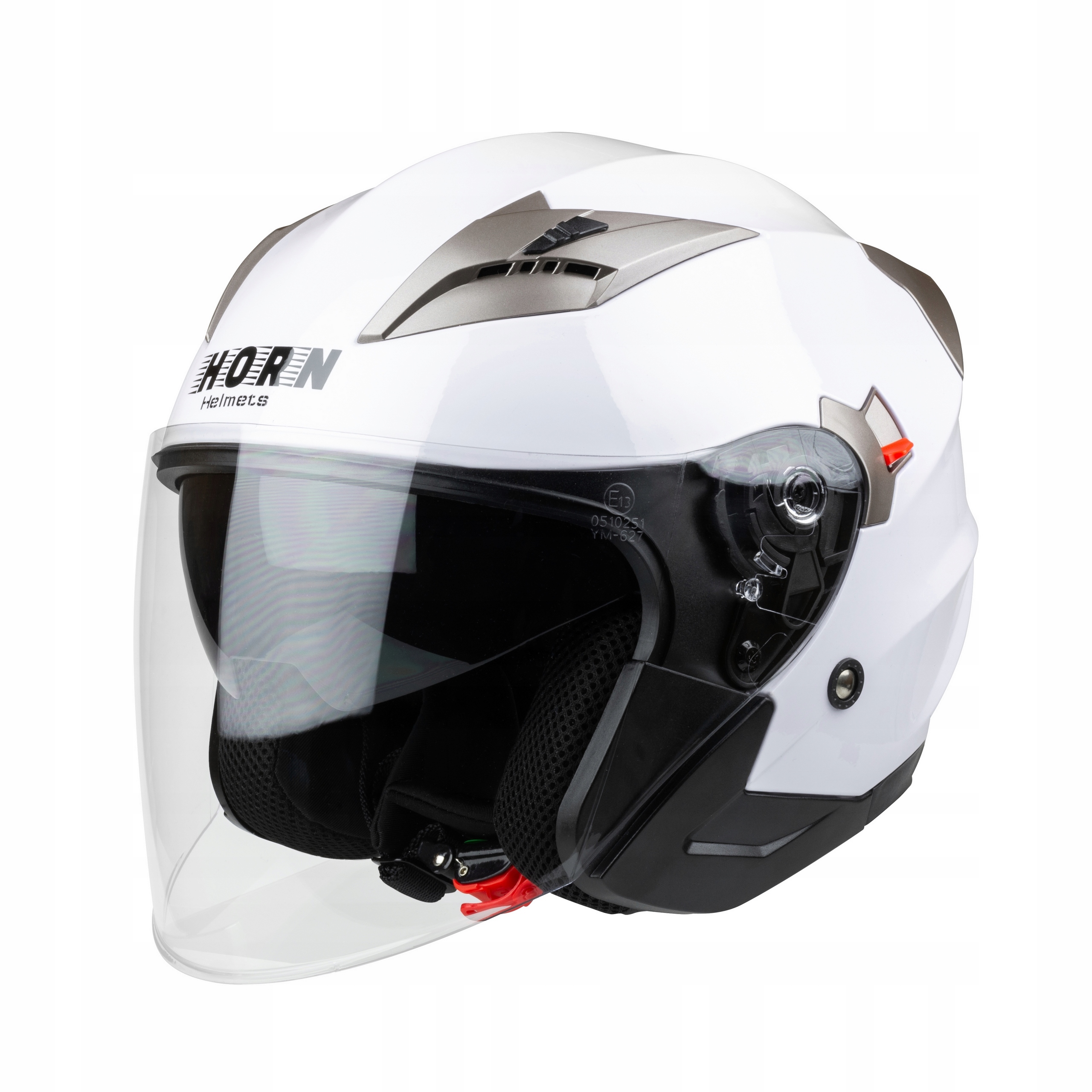 KASK HORN BLENDA CHOPPER MOTOCYKLOWY KOMINIARKA XL Rozmiar XL