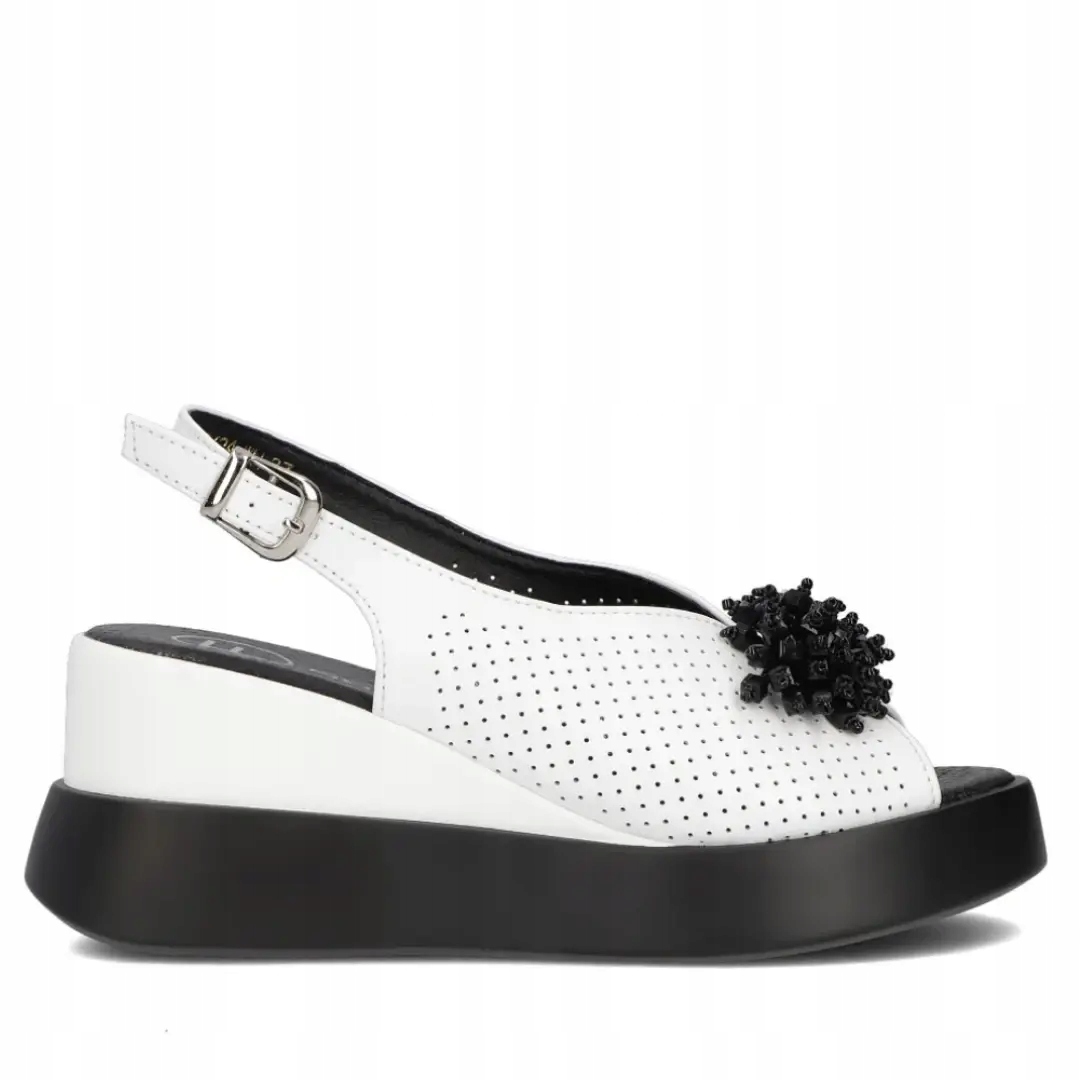 Dámské sandály Filippo Ds 6076/25 Wh bílé 37, Bílá