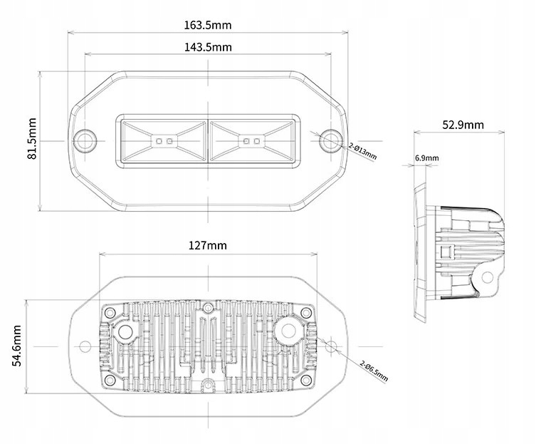 LED-T4-40W - Светодиодная рабочая лампа T4-40W