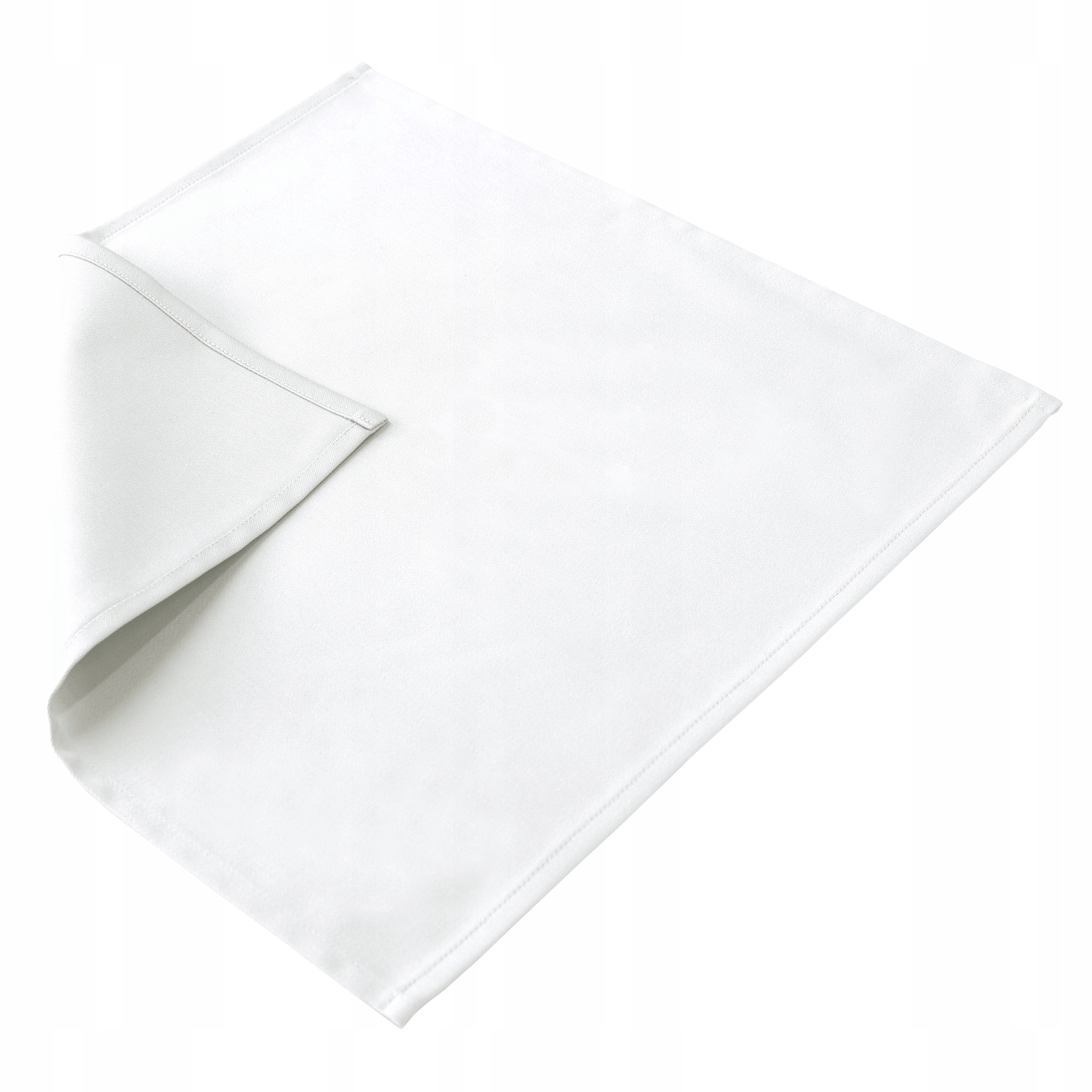 Serwetki Bankietowe Materiałowe Białe Grube 50% Bawełna 6 szt. 50x50 cm