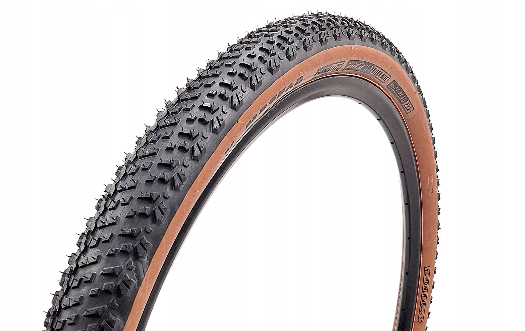 Opona Black1 Brązowy Bok 26x 2.10 X-meteor 1mm 60TPI