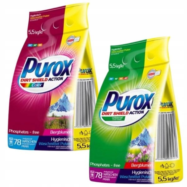 

Proszek do prania Purox Universal Kolor Pakiet