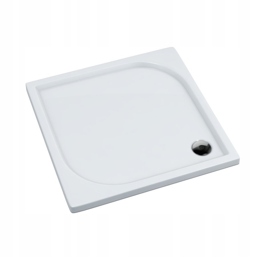 Čtvercová kompozitní sprchová vanička Canes 80x80