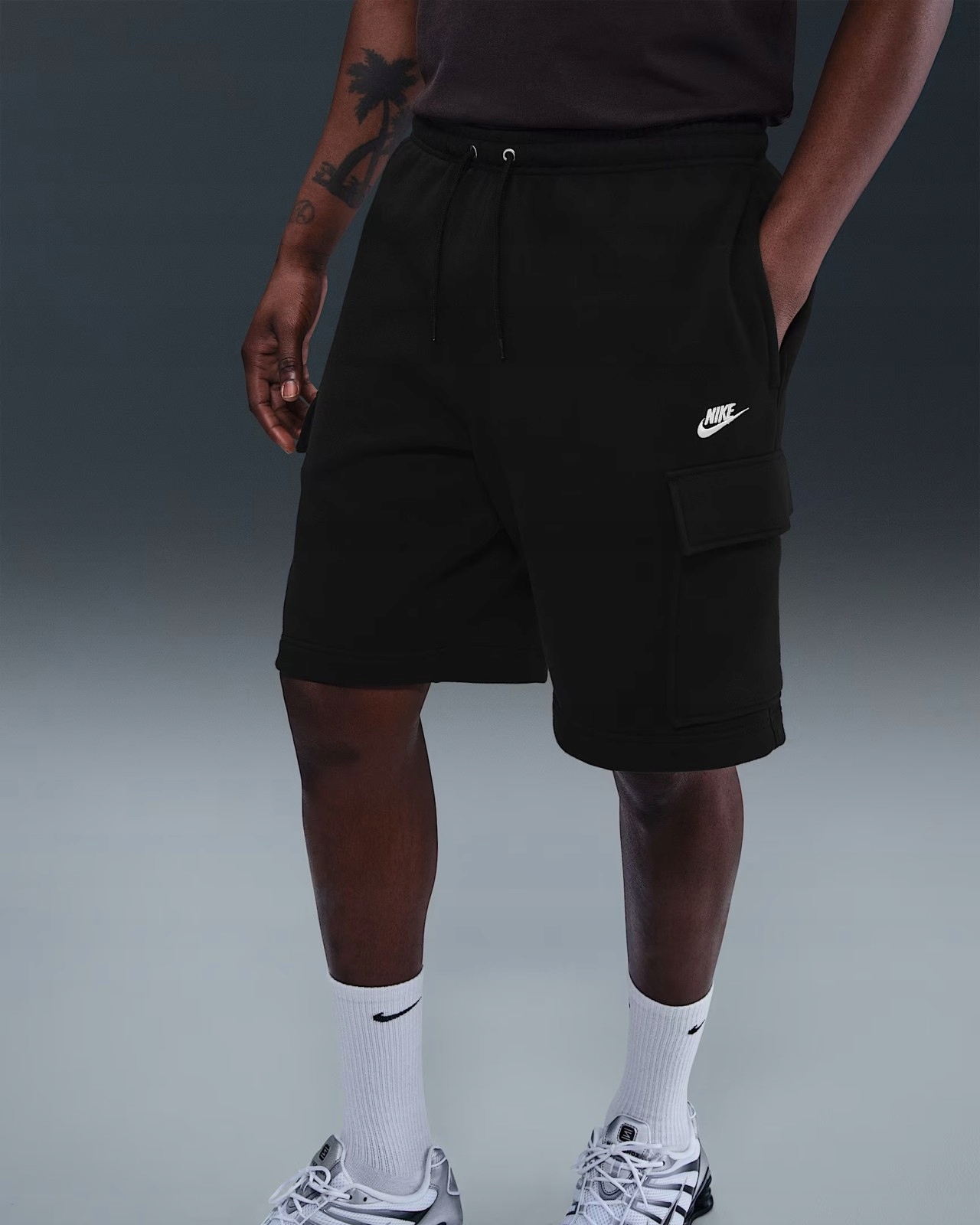Pánské kraťasy a šortky Nike Club Mens Fleece Cargo Shorts