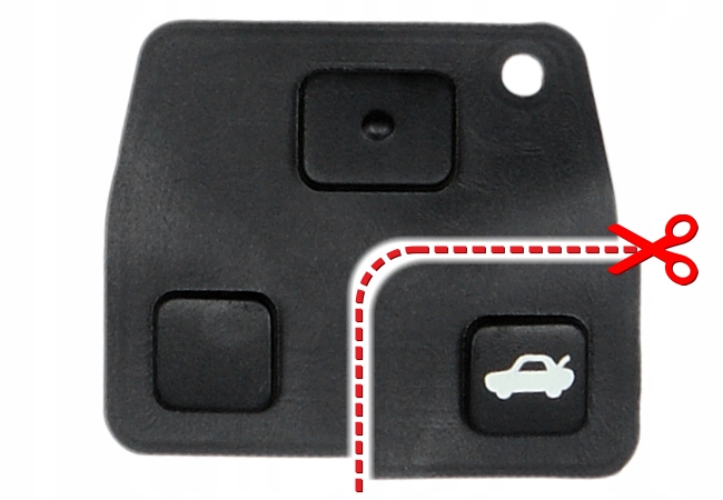 Przyciski Kluczyk TOYOTA AVENSIS T25 COROLLA E12 Typ samochodu 4x4/SUV