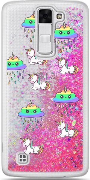 

Etui płynny brokat Jednorożec 10 do Lg K8