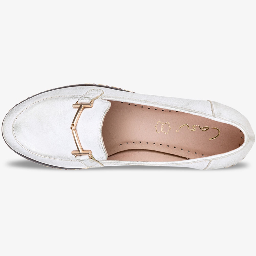 MOKASYNY PÓŁBUTY POLSKA SKÓRA WIOSENNE LEKKIE r 41 Wysokość obcasa/platformy 3.5 cm