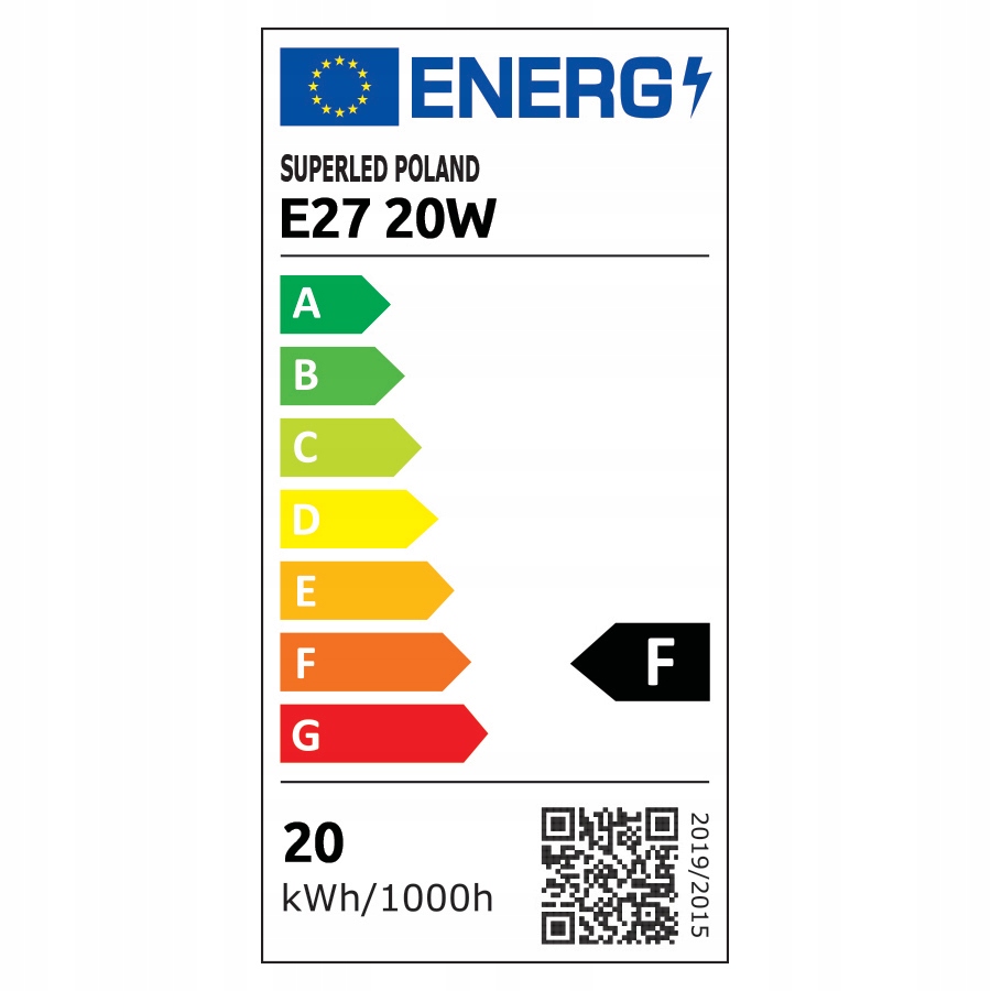Żarówka LED E27 20W = 200W 2200 lm CCD More Lumens SuperLED Barwa światła biały neutralny