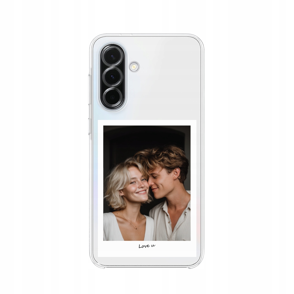 Etui do Samsung Galaxy A37 przeźroczyste, Polaroid z własnym zdjęciem