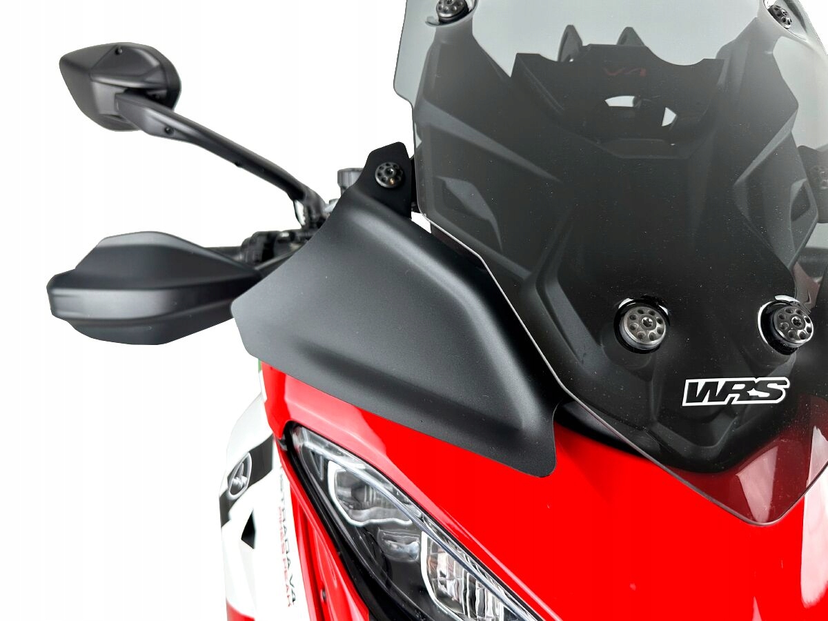 Bočné Deflektory Motocykla Wrs Ducati Multistrada V4, Čierne Matné