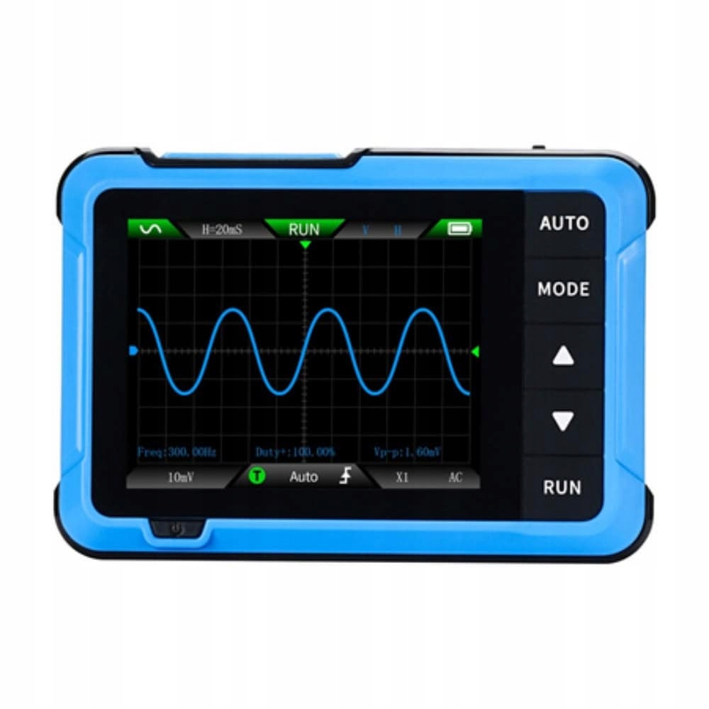 Přenosný mini osciloskop 2v1 Fnirsi DSO510 generátor signálů