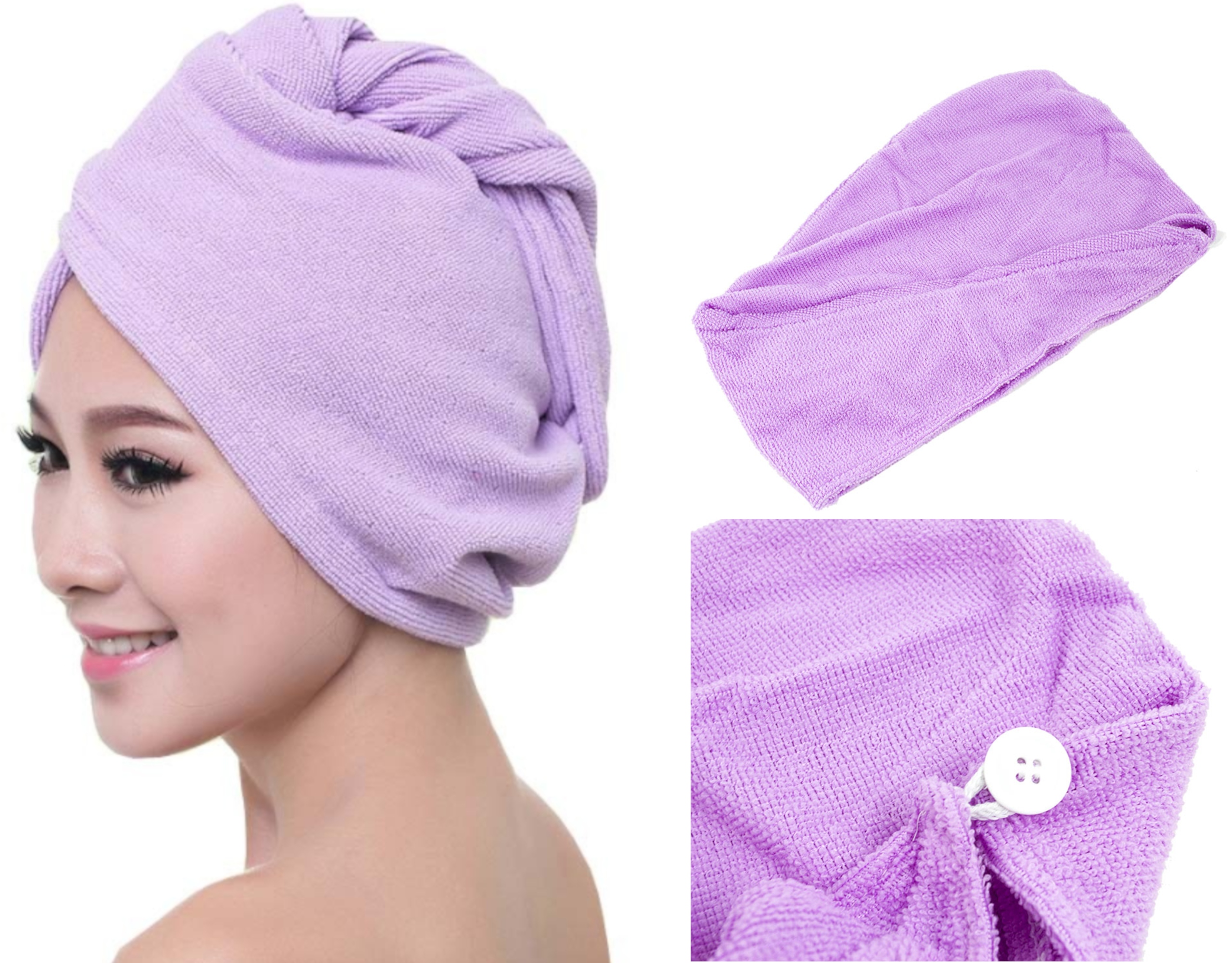 

Ręcznik turban do włosów mikrofibra mix kolor