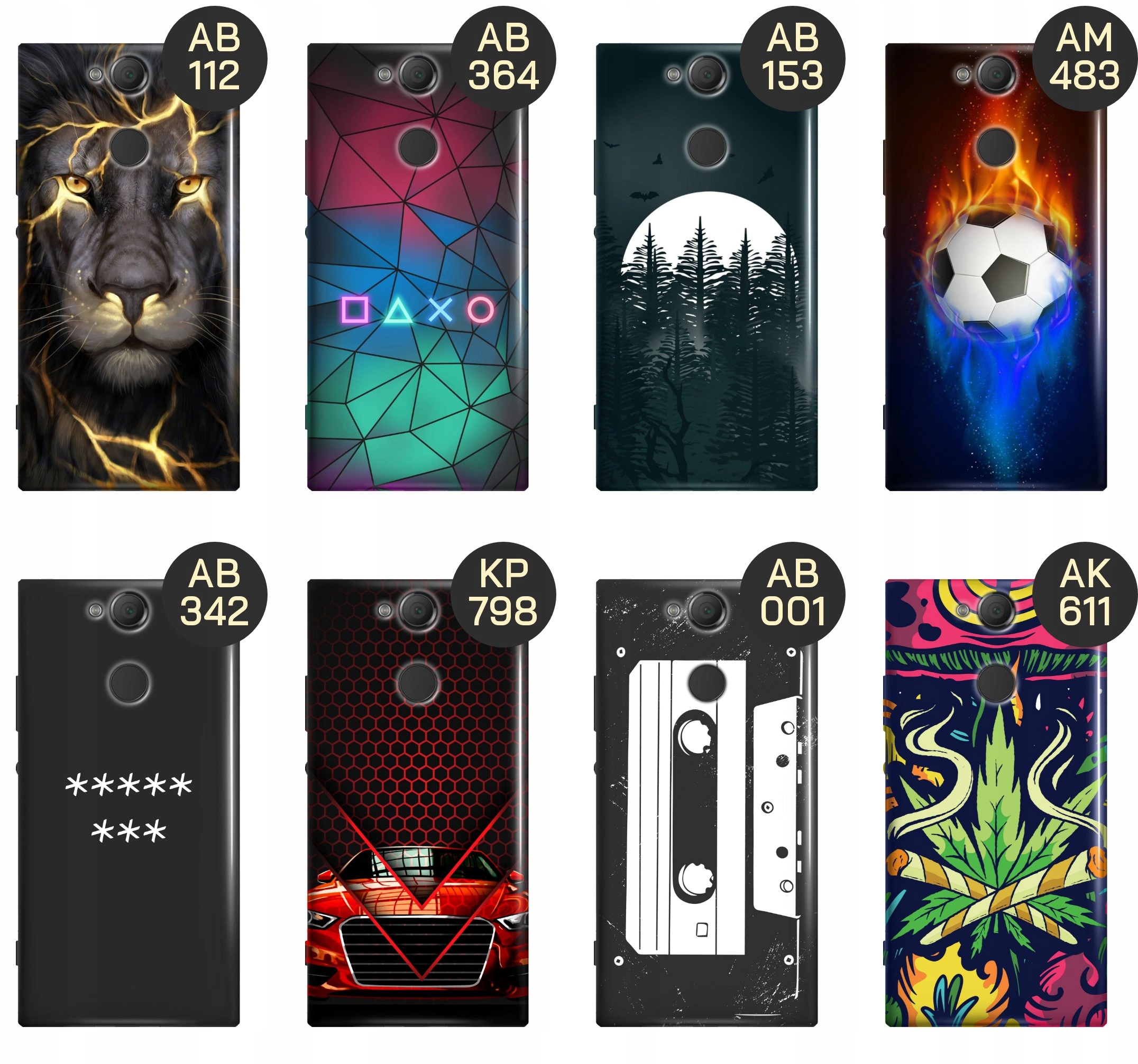 ETUI DO SONY XPERIA XA2 WZORY DLA CHŁOPAKA OBUDOWA POKROWIEC CASE Stan opakowania oryginalne