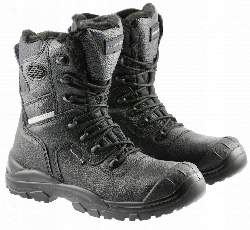 Trzewiki robocze ocieplane z noskiem Wetter S3 Src Hogert Czarny 46