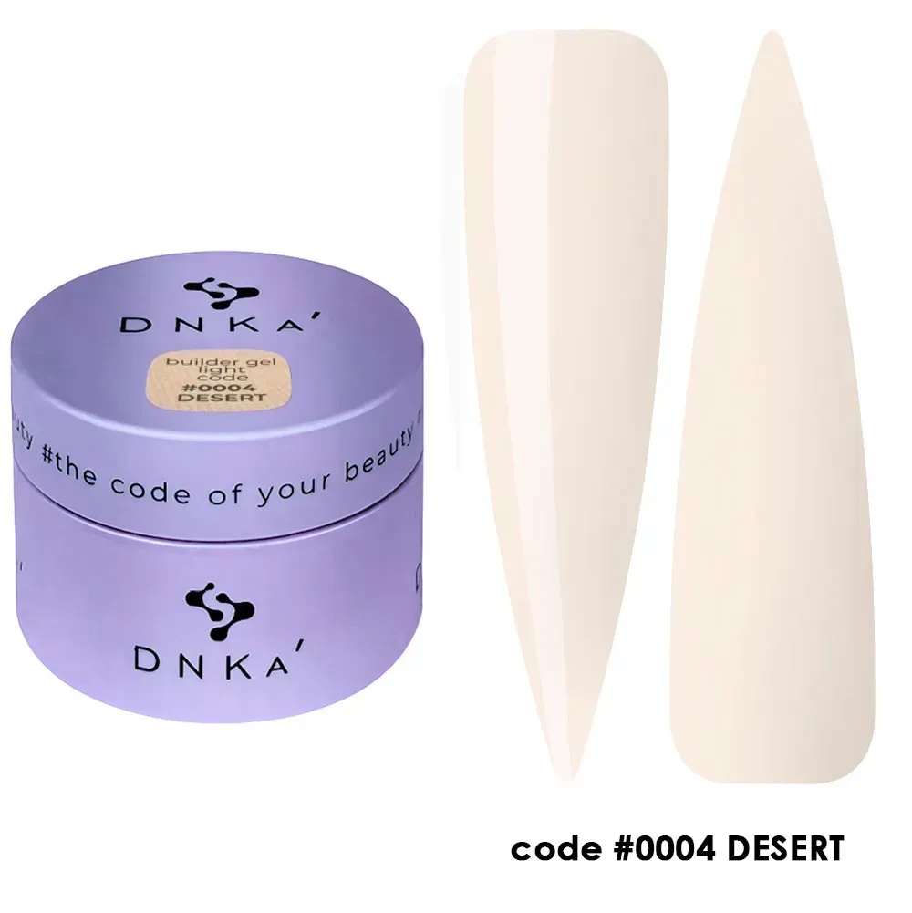 DNKa Builder Gel Light #0004 Desert 30 ml Béžový Stavební Gel