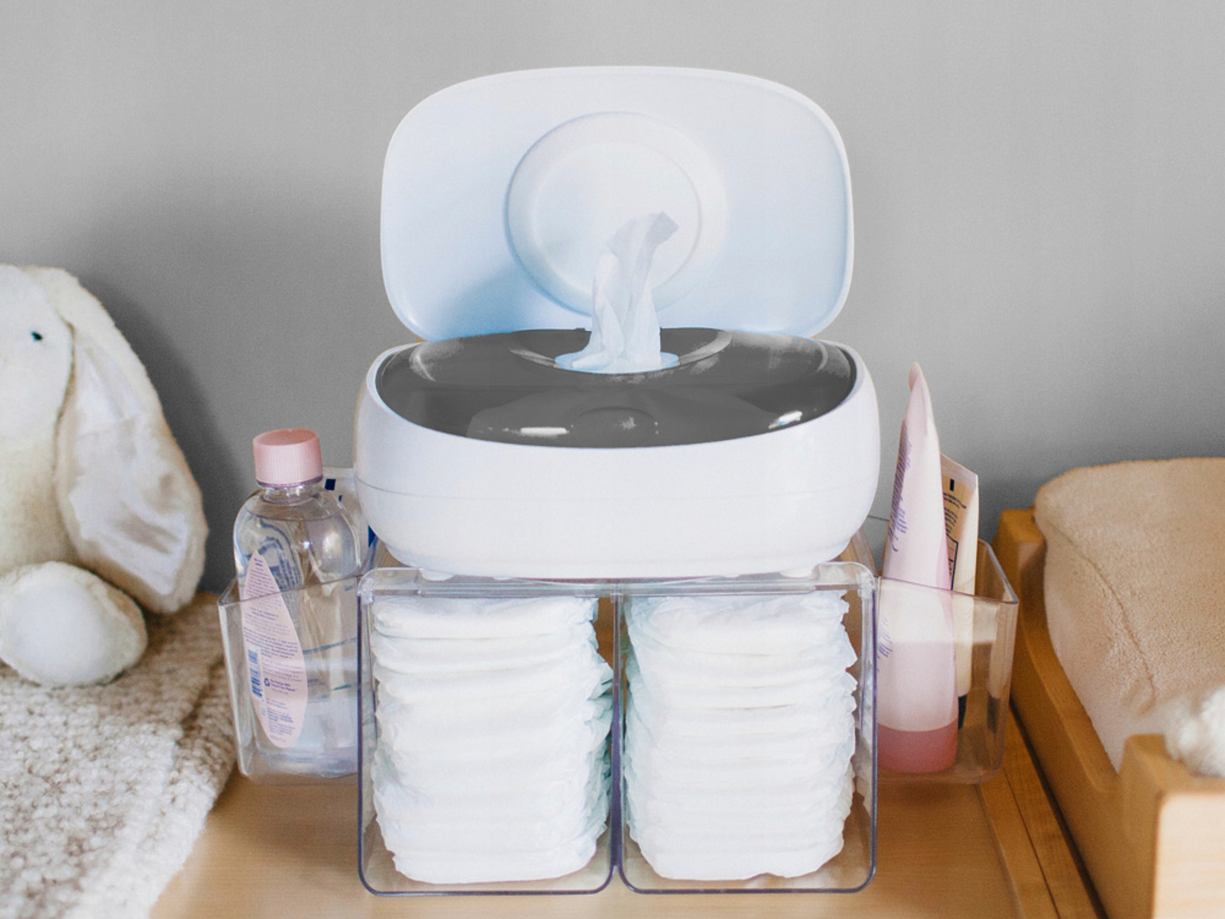 PREZENT NA BABY SHOWER PODGRZEWACZ DO CHUSTECZEK i WKŁADY PRINCE LIONHEART Linia Podgrzewacze do chusteczek