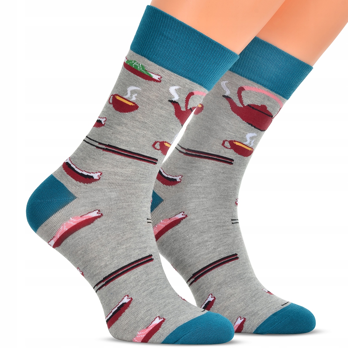 

Skarpetki męskie kolorowe wzory śmieszne prezent