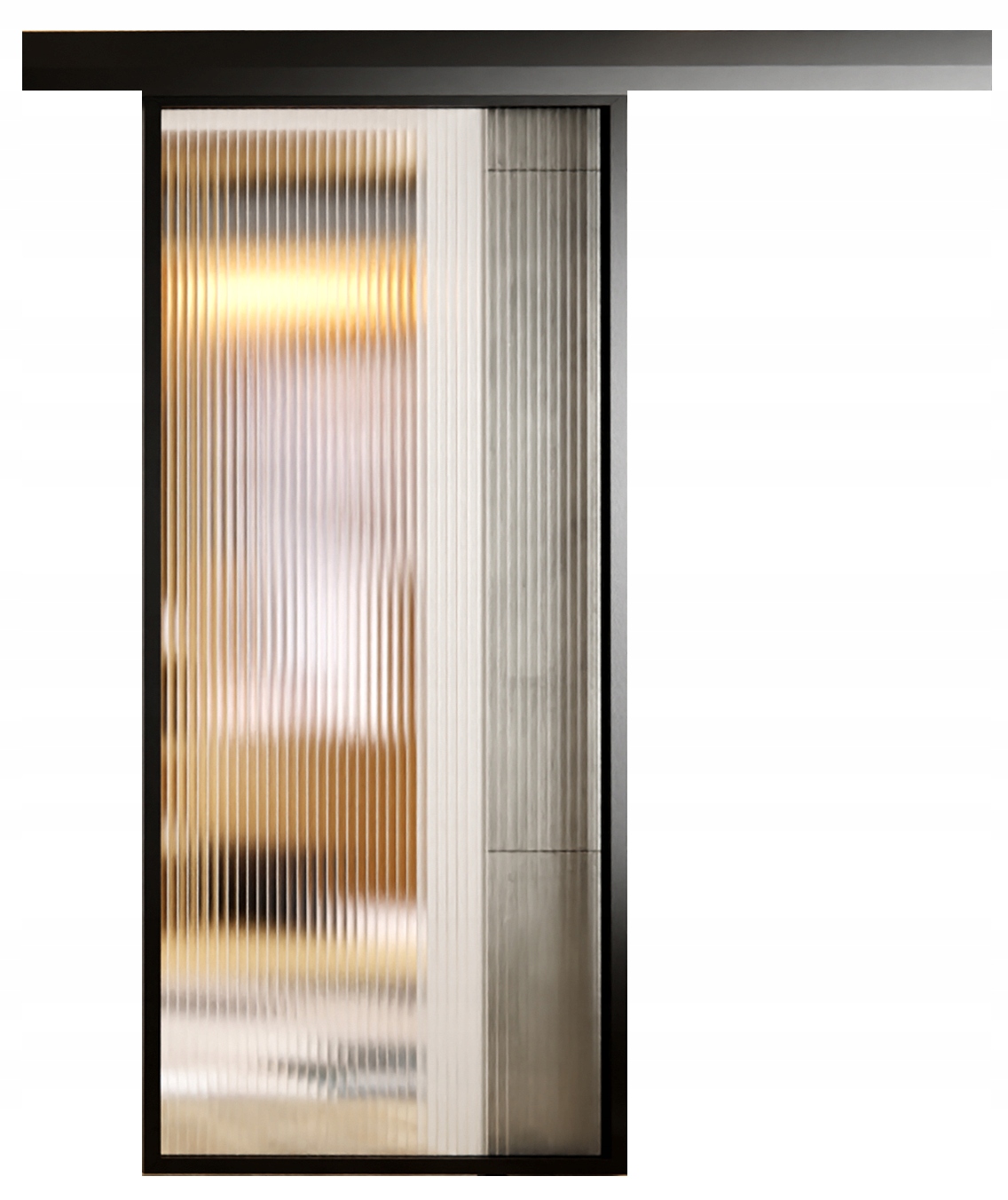 Drzwi Szklane Przesuwne System 65 cm Flutez