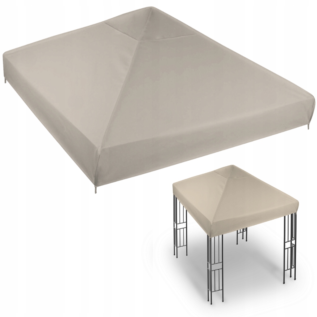 Povlak na strechu Záhradný pavilón Altánok 3x3 m Beige Béžový Krémový