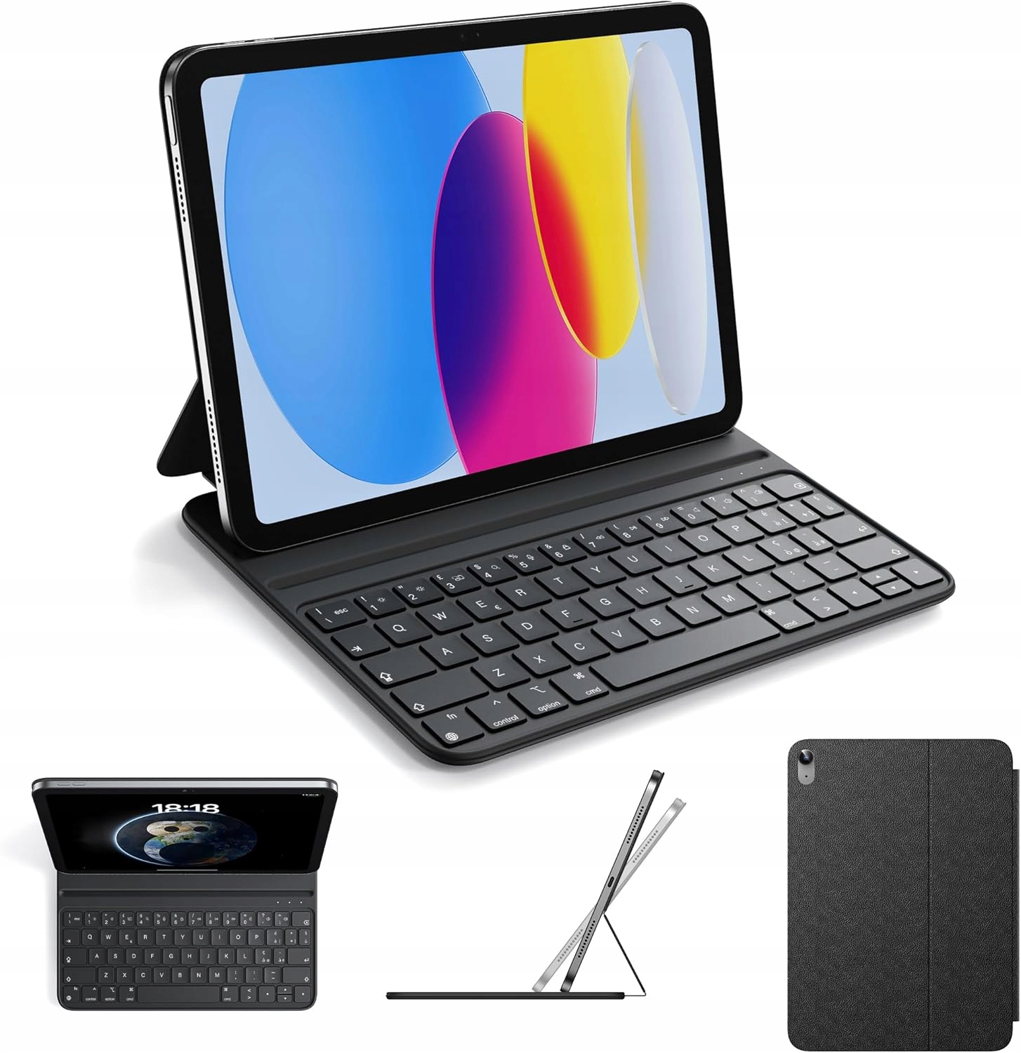Pouzdro s klávesnicí pro iPad 10/11 gen 2022-2025 Hou FY-10 Qwerty Bluetooth