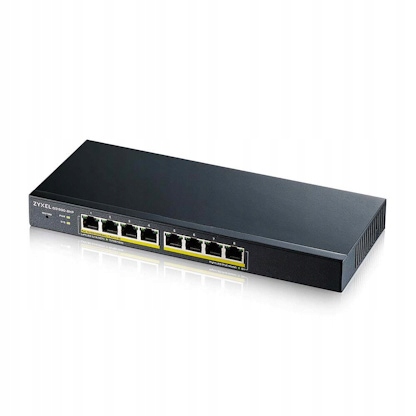 Zyxel GS1900-8HP v3, 8-port GbE L2 PoE switch