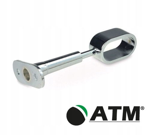 UCHWYT DRĄŻKA MEBLOWEGO PODWIESZANY DO MEBLI CHROM Marka ATM