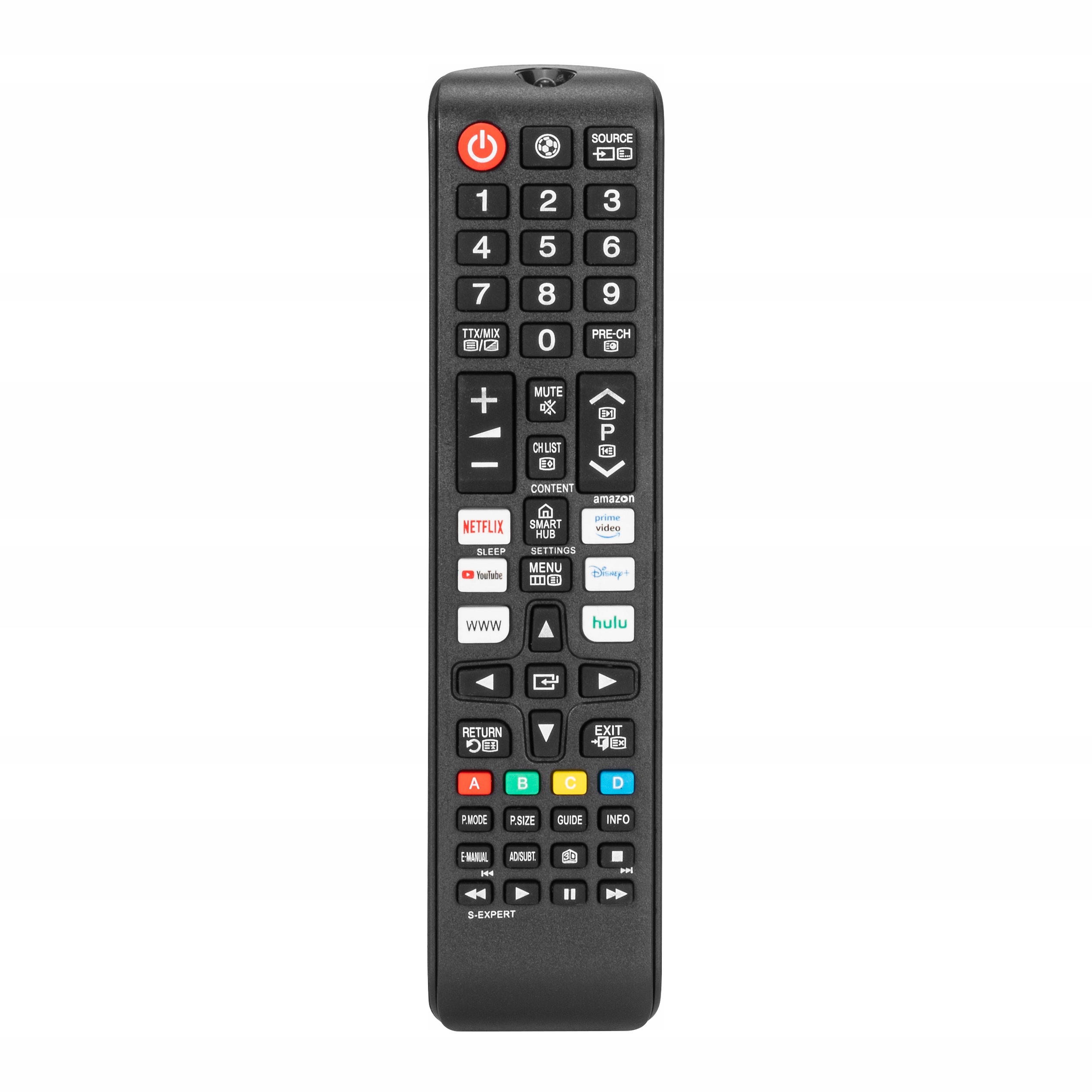 Pilot Uniwersalny Smart Tv Samsung Zamiennik Netflix Hulu Disney Prime