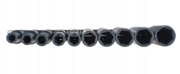ZESTAW NASADEK UDAROWYCH DŁUGICH ,6-KĄT 1/2, 10 CZ, 10-24 MM OK-01.5001 Marka Rooks