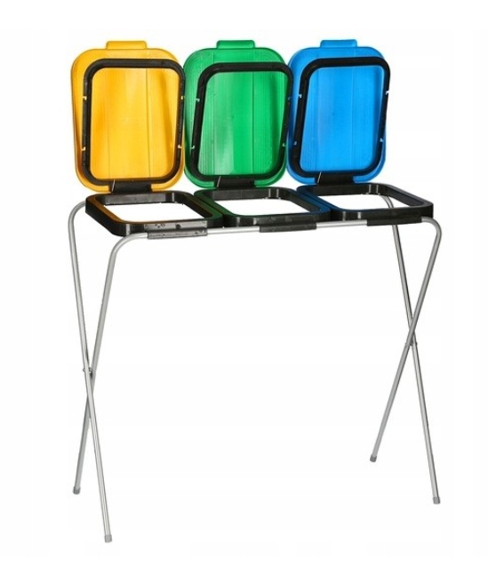 Levně Stojan Na Sáčky Koš Na Tříděný Odpad 3 komory