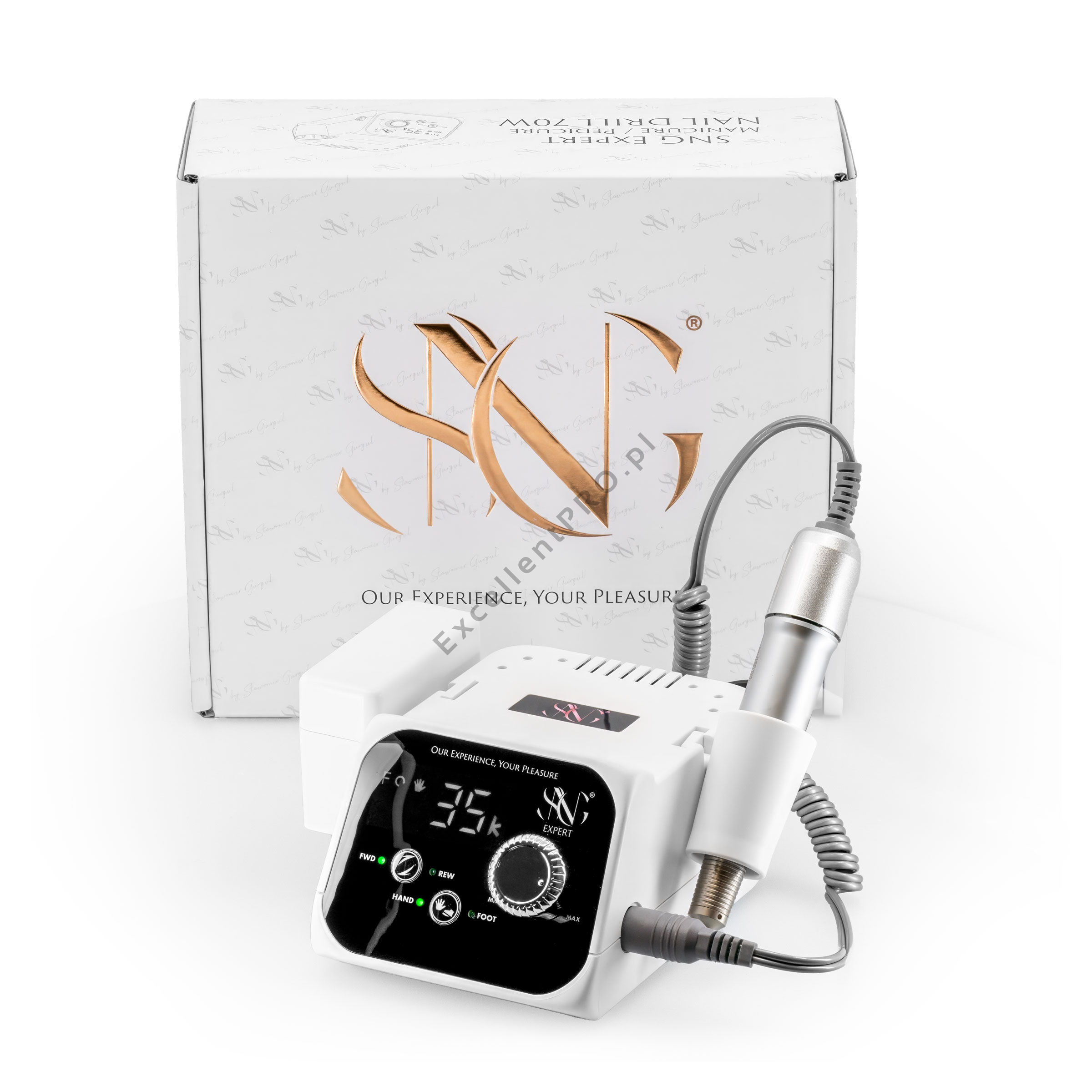 Frezarka do paznokci Excellent Pro Sng Expert 70W Profesjonalna moc 70W