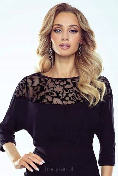 

Bluzka koszulka Nelia Eldar rozm_M czarna