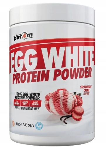 Per4m Egg White Protein Strawberry Creme – protein z vaječného bílku