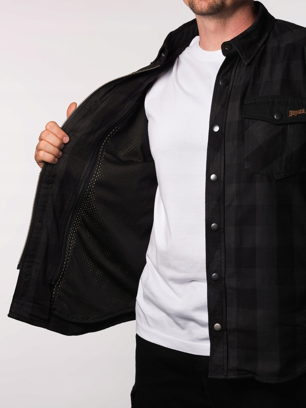 BROGER KOSZULA MOTOCYKLOWA ALASKA CZARNA 3XL Producent Broger