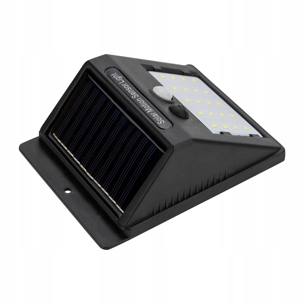 LAMPA SOLARNA ŚCIENNA LED 3W/SMD + CZUJNIK RUCHU ZMIERZCHU CZARNA VERGONIC EAN (GTIN) 5904238410028