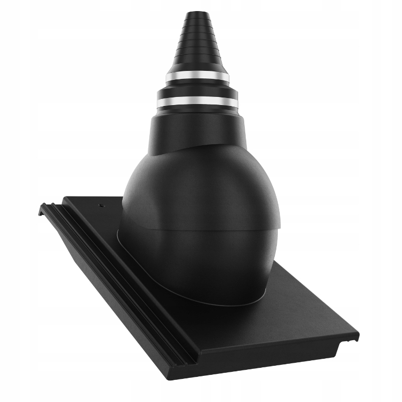 Anténní přechod, těsný střešní průchod Benders Carisma Granitový