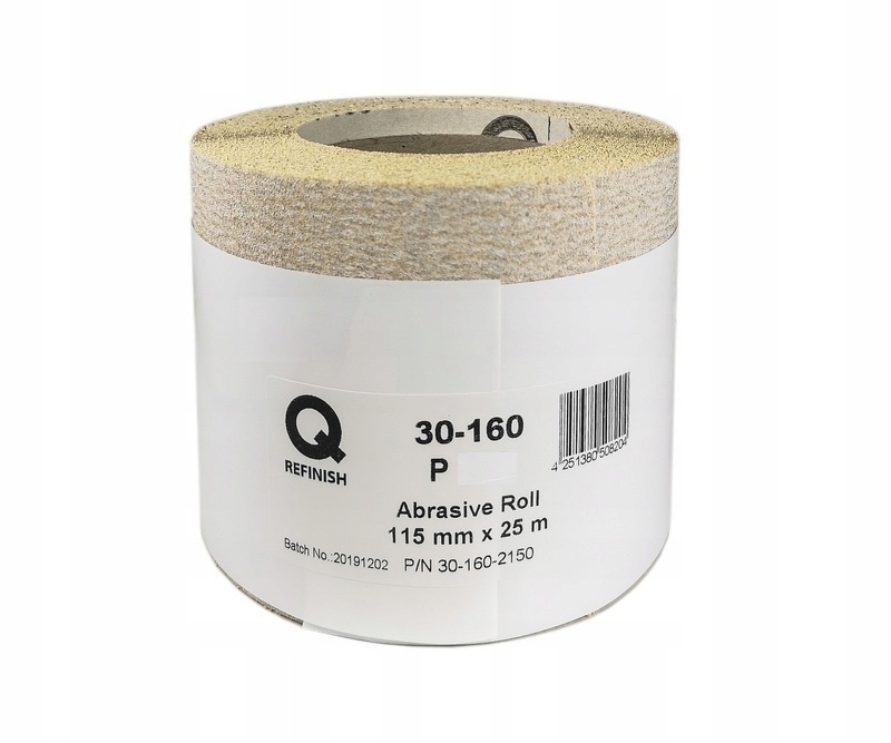 

Papier ścierny biały Q-Refinish 115mmX25m P320