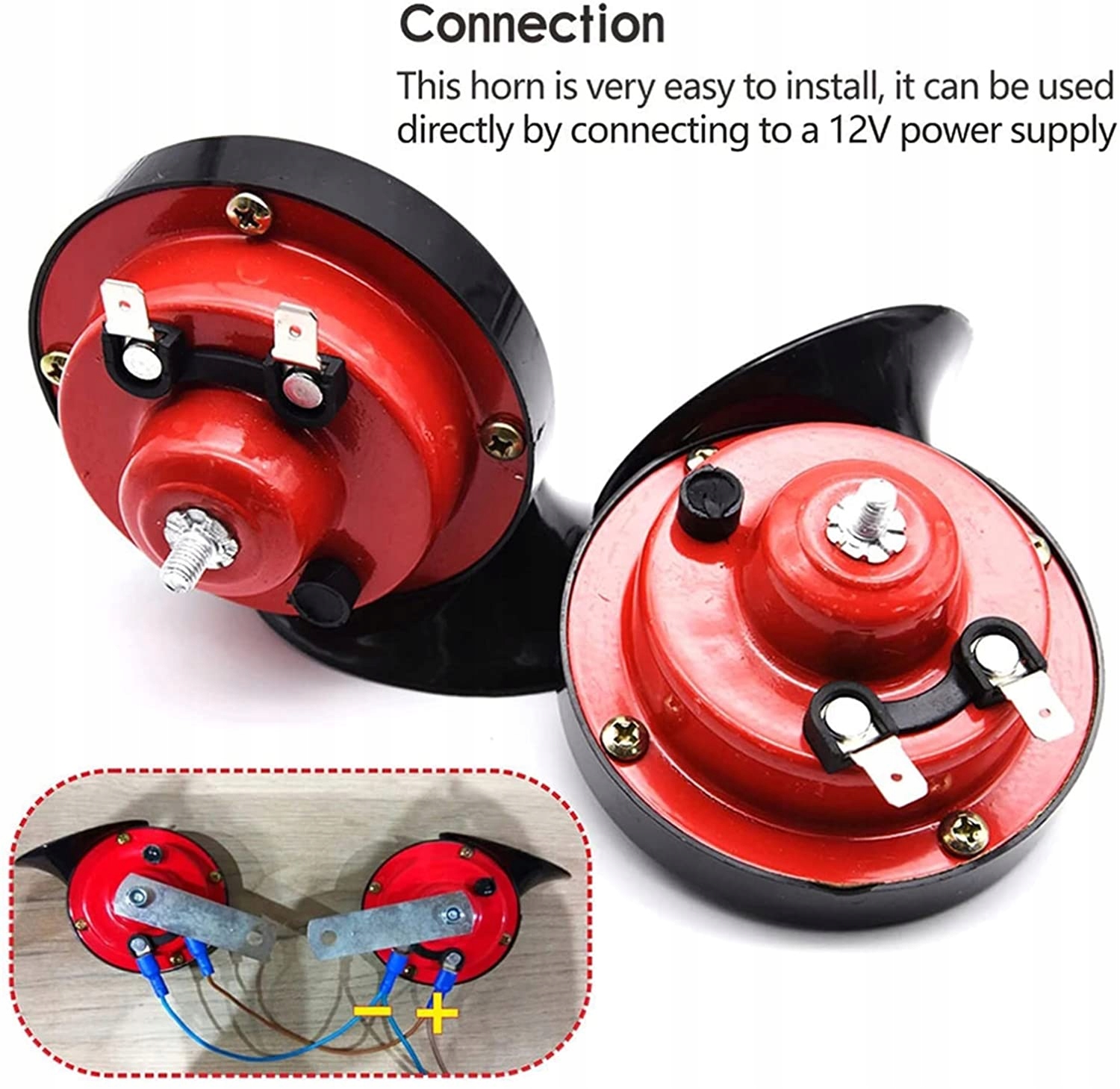 2 Sztuk 300db Super Train Horn Do Ciężarówek Suv Waga produktu z opakowaniem jednostkowym 0.1 kg