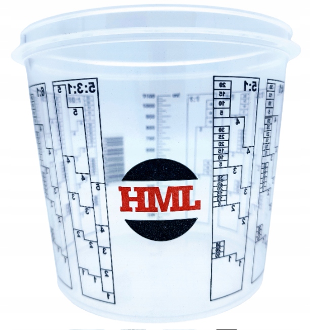 Kubek do Mieszania Farb i Lakieru Hml 750ml z Podziałką 1szt