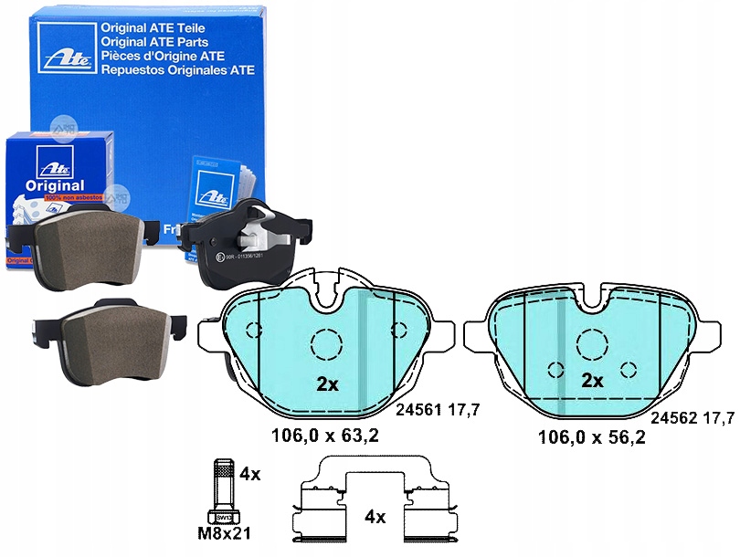 Keramické Brzdové Destičky Bmw 5 (F10) 5 (F11) 5
