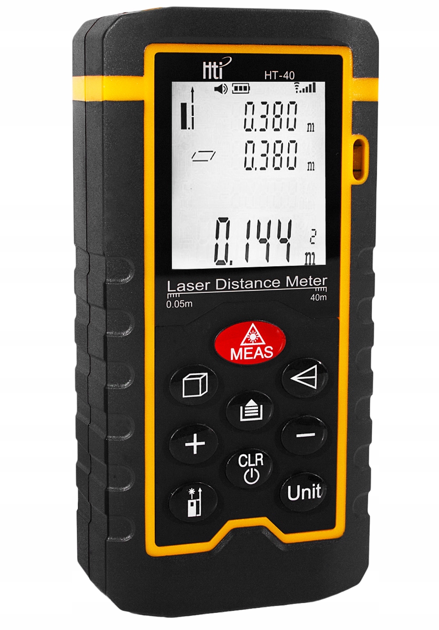 DALMIERZ LASEROWY MIERNIK ODLEGŁOŚCI CYFROWY 40M POZIOMICA ORYGINALNY Marka inny