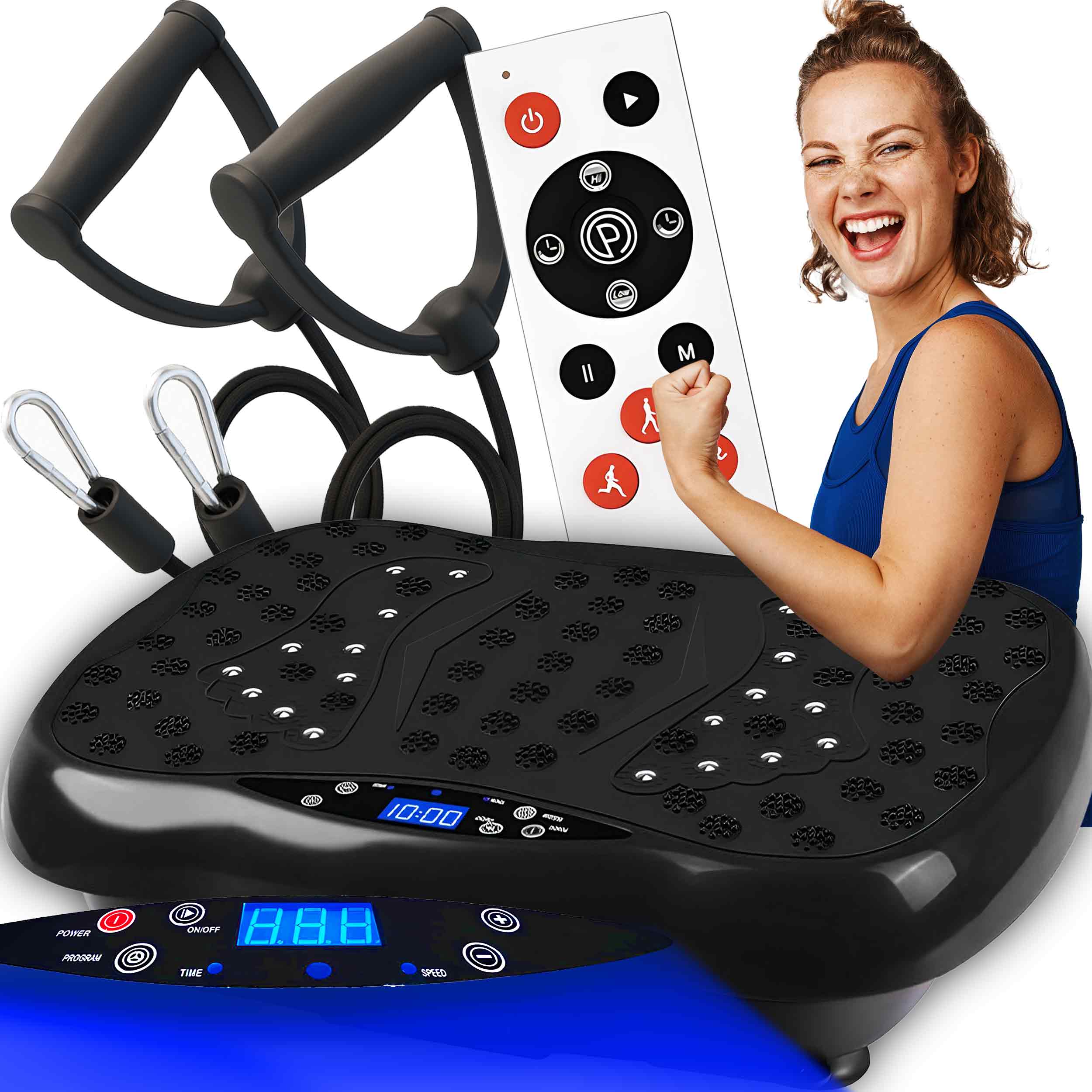Vibrační Platforma Vibro Slim Masážní Přístroj Trénink Celého Těla Bez Námahy