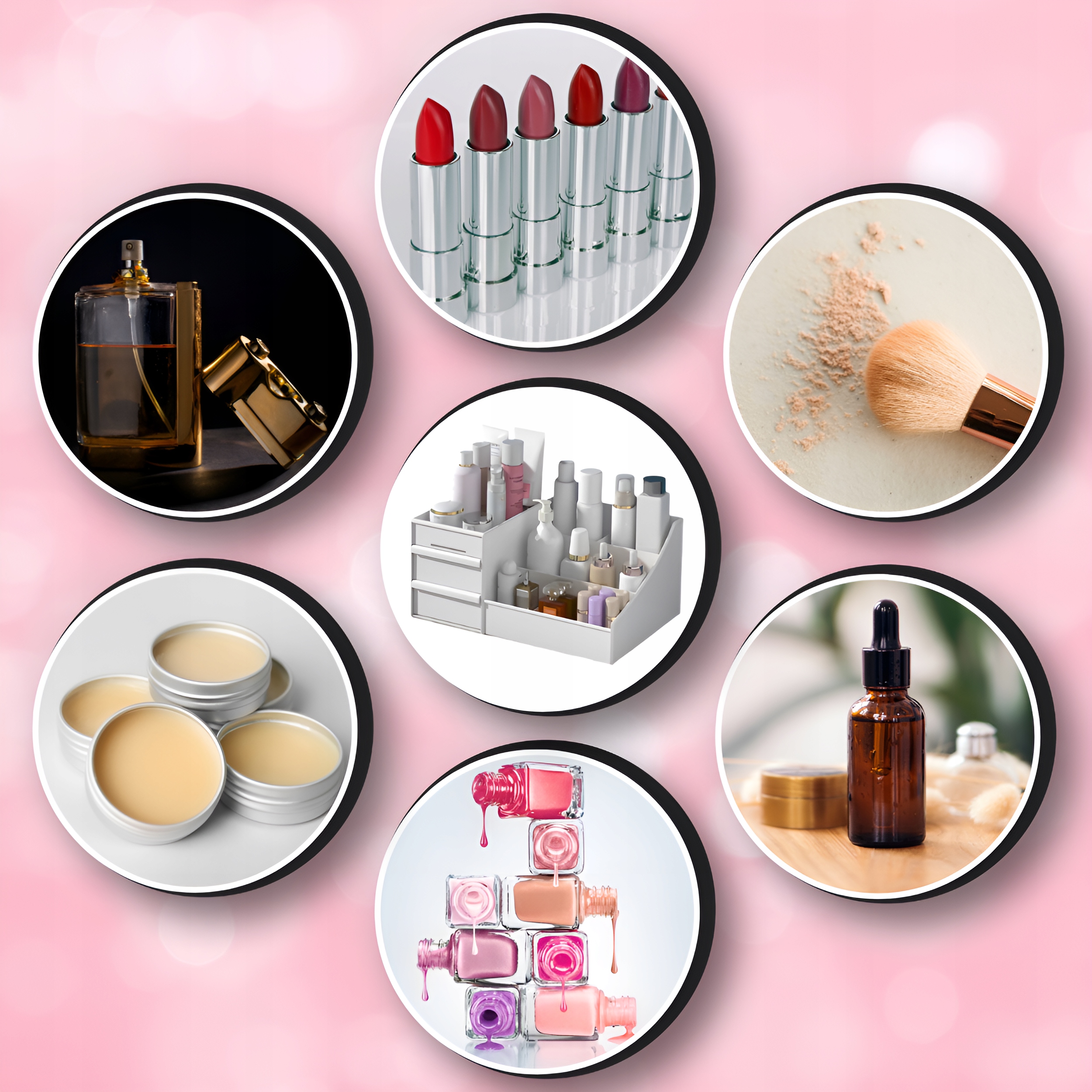 SZKATUŁKA ORGANIZER NA KOSMETYKI POJEMNIK KUFEREK NA BIŻUTERIE 2 SZUFLADY Wysokość 12 cm