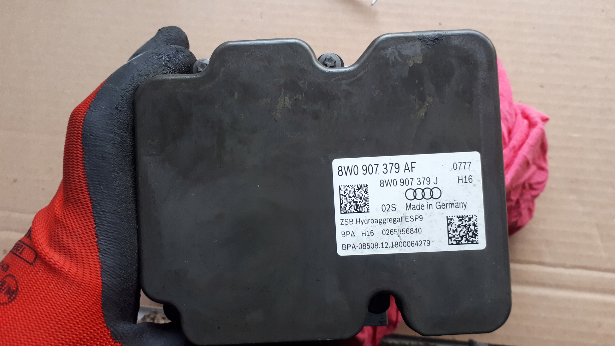 A4 B9 8W Servofreno ABS 8W0907379J A5 8W