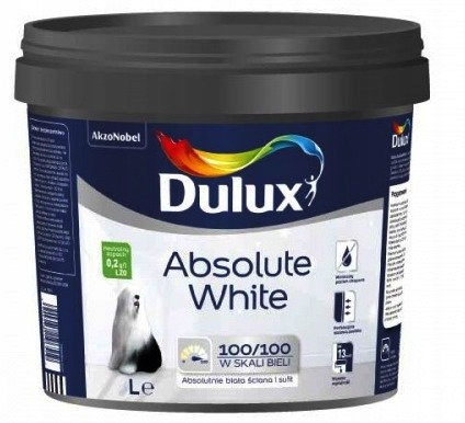 

Farba Emulsja Dulux Absolute White 3l biała