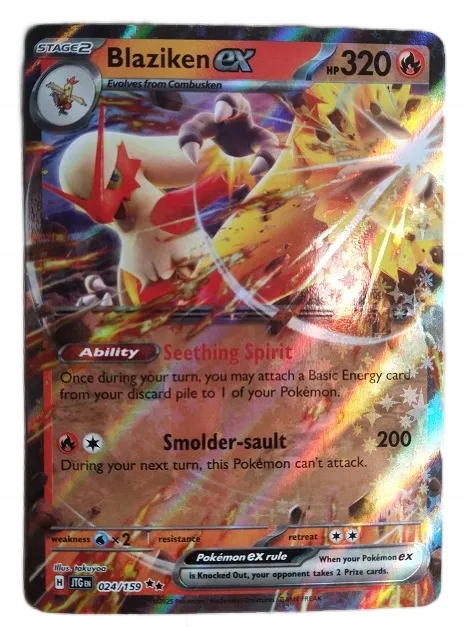 Karta Pokemon TCG Blaziken EX (024/159) Journey Together