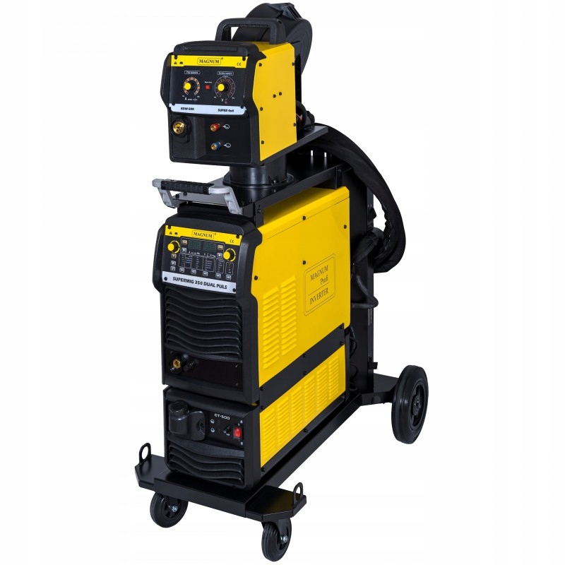 Migomat Spawarka Mma 350A 100% Supermig 350 4x4 Dual Pulse Synergia Magnum